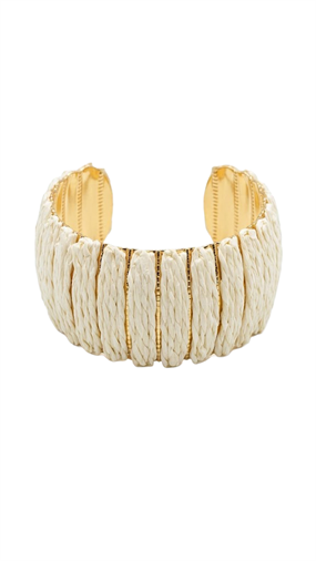 MODERN HASIR DETAYLI GOLD BİLEZİK