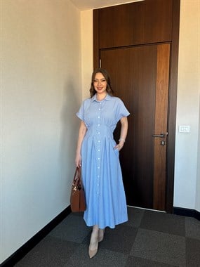 YAZLIK PAMUK ELBİSE