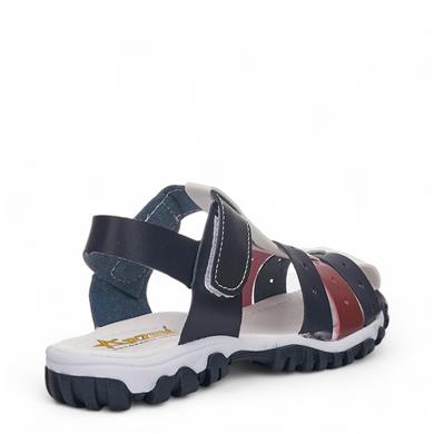 ARZEN_F_SANDALET_021 5_LACİ_BEYAZ_KIRMIZI