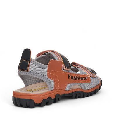 ARZEN_F_SANDALET_022 5_SİYAH_TURUNCU