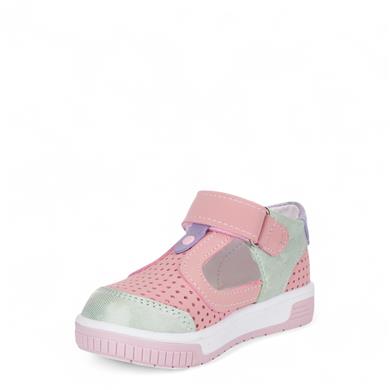 ARZEN_B_SANDALET_030 PEMBE_NUBUK_YEŞİL