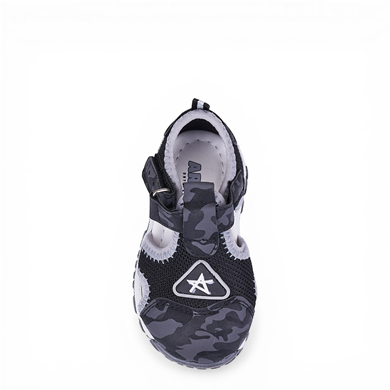 ARZEN_B_SANDALET_042 SİYAH_KAMUFLAJ