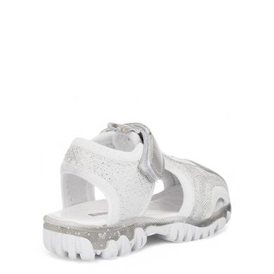 ARZEN_B_SANDALET_610 BEYAZ_GÜMÜŞ_SİMLİ