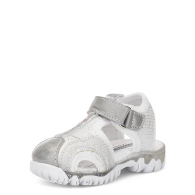 ARZEN_B_SANDALET_610 BEYAZ_GÜMÜŞ_SİMLİ