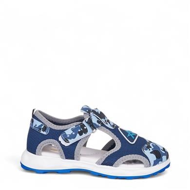 ARZEN_F_SANDALET_042 MAVİ_KAMUFLAJ