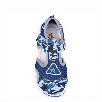 ARZEN_F_SANDALET_042 MAVİ_KAMUFLAJ