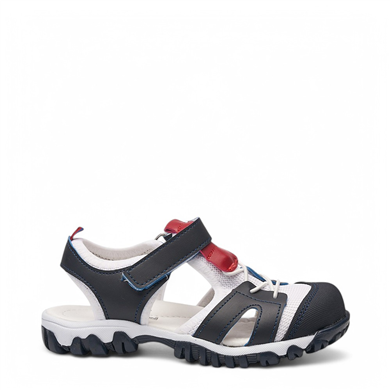 ARZEN_F_SANDALET_600 LACİ_BEYAZ_KIRMIZI