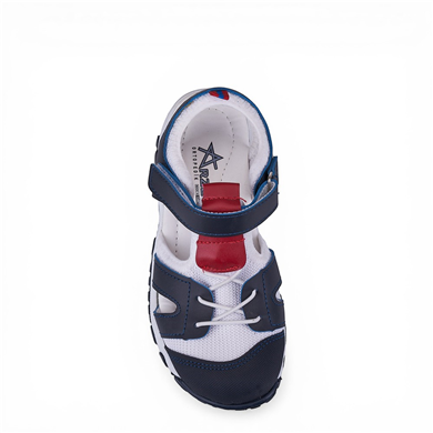 ARZEN_F_SANDALET_600 LACİ_BEYAZ_KIRMIZI