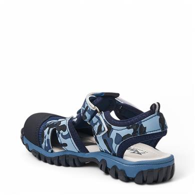 ARZEN_F_SANDALET_600 MAVİ_KAMUFLAJ