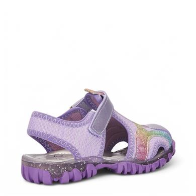 ARZEN_F_SANDALET_610 LİLA_GÖKKUŞAĞI_SİMLİ