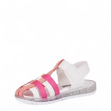 ARZEN_P_SANDALET_012 BEYAZ_FUŞYA_PUDRA