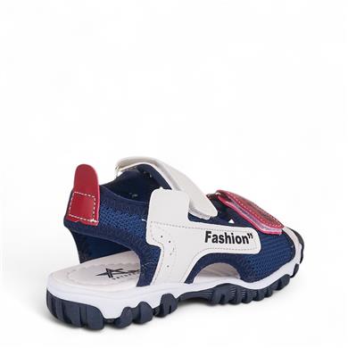 ARZEN_P_SANDALET_022 2_LACİ_BEYAZ_KIRMIZI