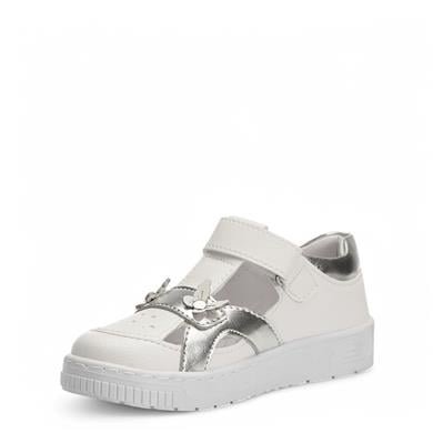 ARZEN_P_SANDALET_031 BEYAZ_GÜMÜŞ