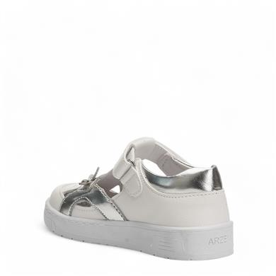 ARZEN_P_SANDALET_031 BEYAZ_GÜMÜŞ