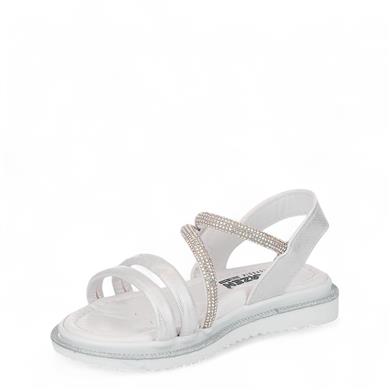 ARZEN_P_SANDALET_035 BEYAZ_SİMLİ