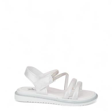 ARZEN_P_SANDALET_035 BEYAZ_SİMLİ