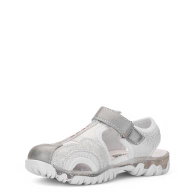 ARZEN_P_SANDALET_610 BEYAZ_GÜMÜŞ_SİMLİ