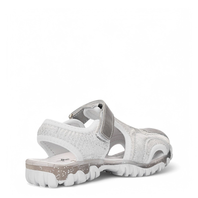 ARZEN_P_SANDALET_610 BEYAZ_GÜMÜŞ_SİMLİ