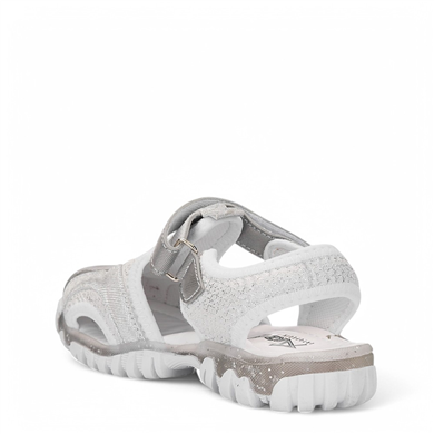 ARZEN_P_SANDALET_610 BEYAZ_GÜMÜŞ_SİMLİ