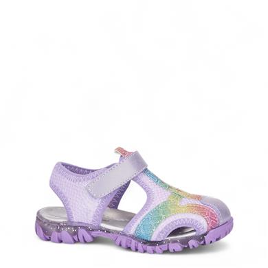ARZEN_P_SANDALET_610 LİLA_SİMLİ_GÖKKUŞAĞI