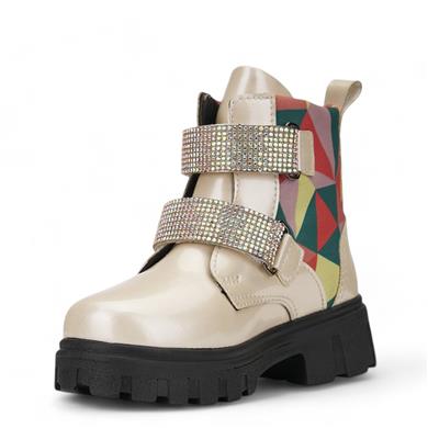 CARMELLA_F_BOT_601 BEJ_RUGAN_DESENLİ_CIRTLI