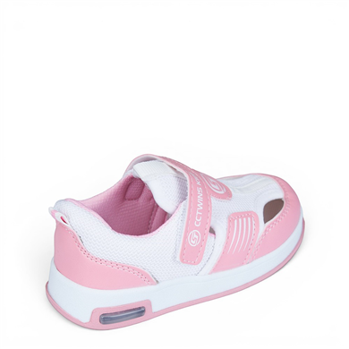 CCTWINS_P_SANDALET_IŞIKLI SANTOS PEMBE
