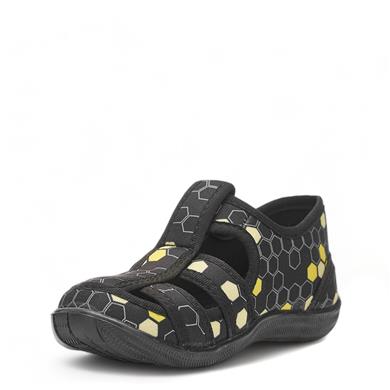 CRAZYKIDS_P_SAND SİYAH_SARI_PETEKLİ_26-31