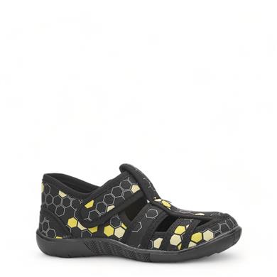 CRAZYKIDS_P_SAND SİYAH_SARI_PETEKLİ_26-31