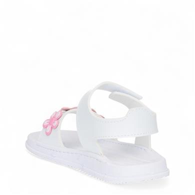 DOKTOR_P_ÇİÇEKLİ_SANDALET BEYAZ