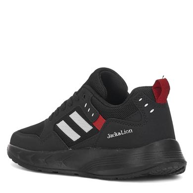 JACKLİON_M_SPOR_ANRK_J-22 SİYAH_SİYAH_KIRMIZI