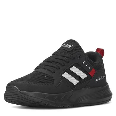JACKLİON_M_SPOR_ANRK_J-22 SİYAH_SİYAH_KIRMIZI