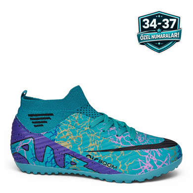 LALİGA_F-G_H.S_565 TURKUAZ_MOR_DESENLİ (34-37)