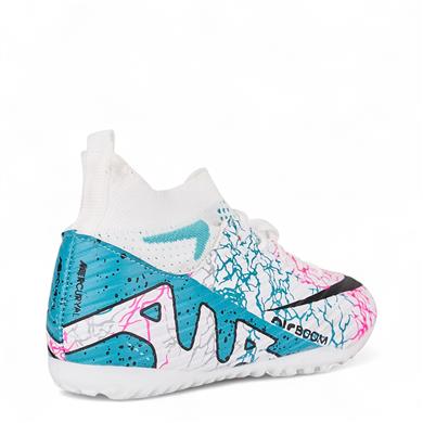 LALİGA_F_H.S 600 BEYAZ_TURKUAZ_DESENLİ