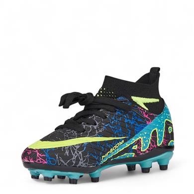 LALİGA_F_K.R 600 SİYAH_TURKUAZ_DESENLİ