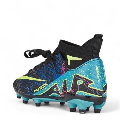 LALİGA_F_K.R 600 SİYAH_TURKUAZ_DESENLİ