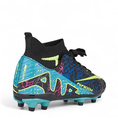 LALİGA_F_K.R 600 SİYAH_TURKUAZ_DESENLİ