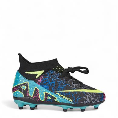 LALİGA_F_K.R 600 SİYAH_TURKUAZ_DESENLİ