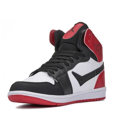 LAMBIRLENT_G_SPOR_8070_C 07_SİYAH_BEYAZ_SİYAH_KIRMIZI