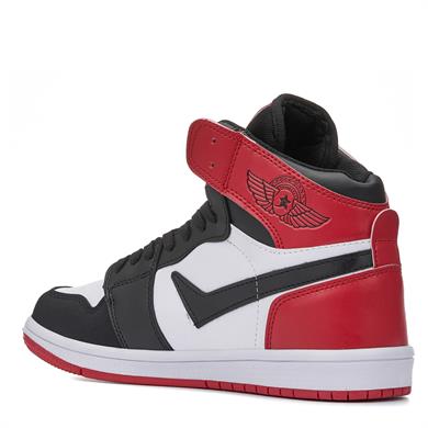 LAMBIRLENT_G_SPOR_8070_C 07_SİYAH_BEYAZ_SİYAH_KIRMIZI