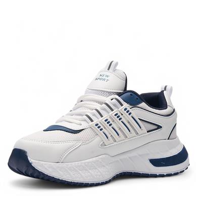 LAMBIRLENT_M_SPOR_7615_A 10_BEYAZ_İNDİGO_LACİ