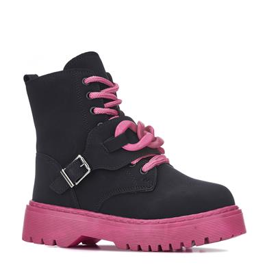 LOVINIA_F_BOT_06 SİYAH_ZÜMRÜT_FUŞYA_T.B