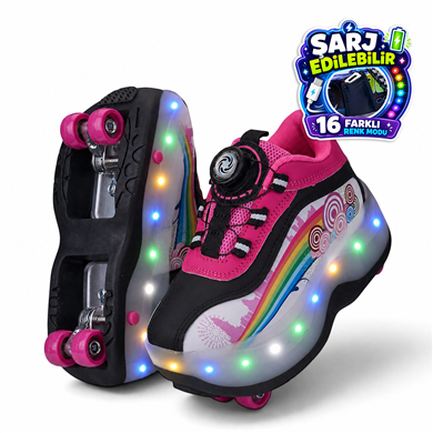 PANTER_KİDS_F_SPOR_PATEN 002 SİYAH_FUŞYA (1)