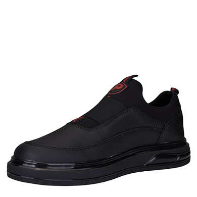 POIZZ_M_SPOR_CİLT 26202 SİYAH_KIRMIZI