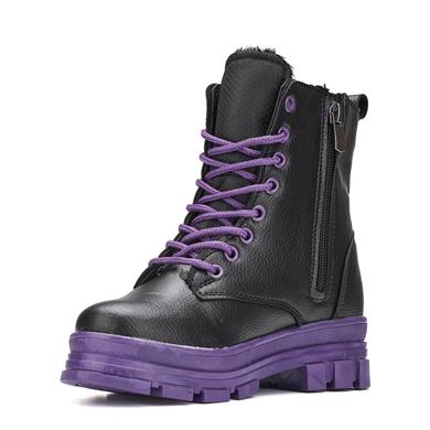 WALKİNG_F_BOT_020 SİYAH_MOR