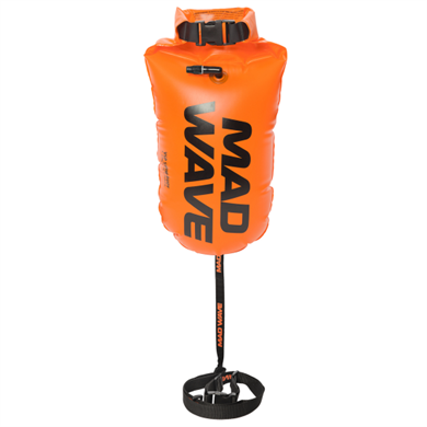 Mad Wave Inflatable buoy VSP Swim Buoy Şamandıra, Tek Ebat, Turuncu