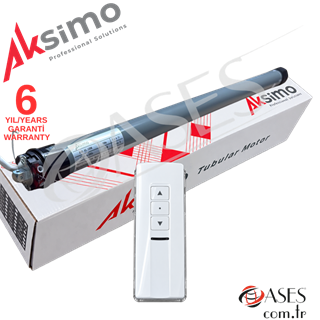 Aksimo ASM 40 10 Nm Uzaktan Kumandalı Panjur Motoru (Dahili Alıcılı)