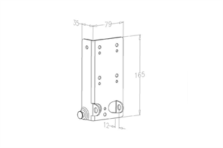 Alt Teker Taşıyıcı Seksiyonel Garaj Kapıları için Takım