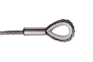 Alüminyum Çelik Halat Baskı Yüzüğü 4mm