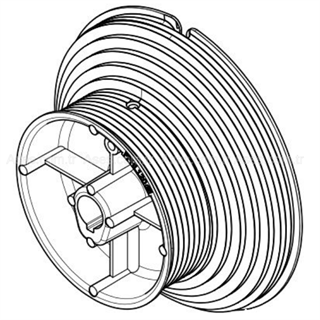 Seksiyonel Tambur HL120L (Sağ) Endüstriyel Kapı Tamburu