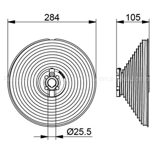 Giyotin Seksiyonel Kapı Tamburu VL18 (Takım) 